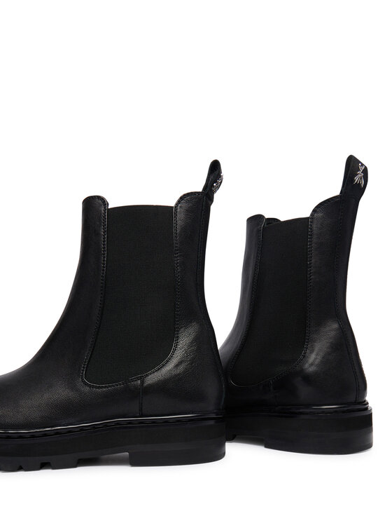 Patrizia Pepe Kotníková obuv s elastickým prvkem Patrizia Pepe 8Y0136 L005 Černá