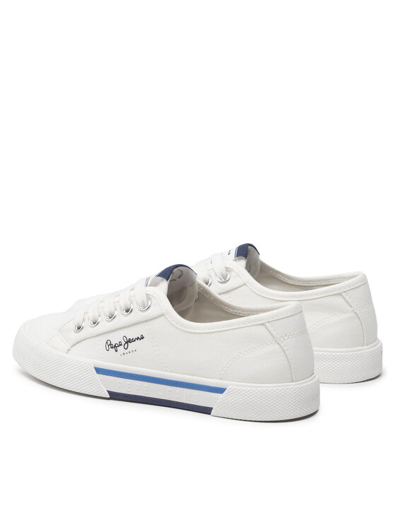 Pepe Jeans Tenisówki Pepe Jeans Brady Boy Basic PBS30527 Biały