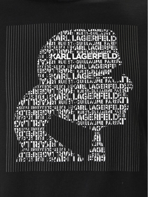 KARL LAGERFELD KARL LAGERFELD Camiseta 755075 561252 Negro Regular Fit