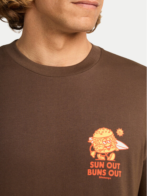 Billabong Billabong Camiseta Gimmicks EBYZT00363 Marrón Regular Fit