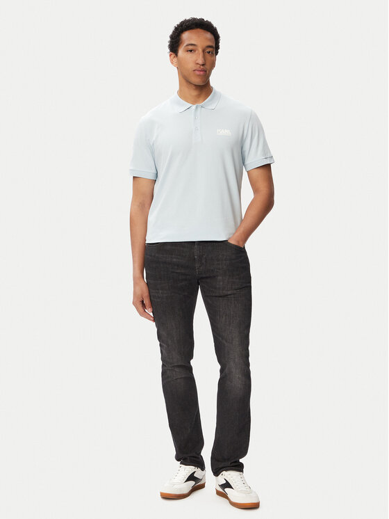 KARL LAGERFELD KARL LAGERFELD Polo 745780 563235 Azul claro Regular Fit