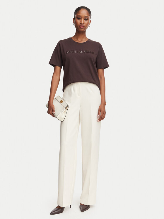 MICHAEL Michael Kors MICHAEL Michael Kors Camiseta MF6528D97J Marrón oscuro Regular Fit