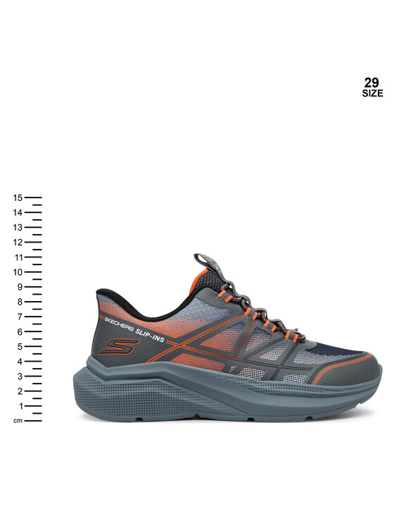 Skechers Snīkeri Skechers Microspec Velocity - Grid-Shift 404220L/CCOR Pelēks