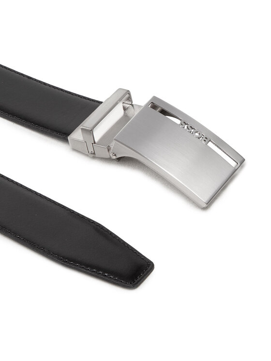 BOSS Pánský pásek Boss Galliz 50481069 Černá