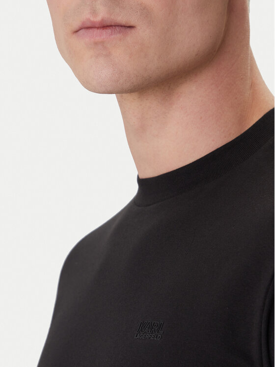 KARL LAGERFELD KARL LAGERFELD Camiseta 755034 562235 Negro Regular Fit