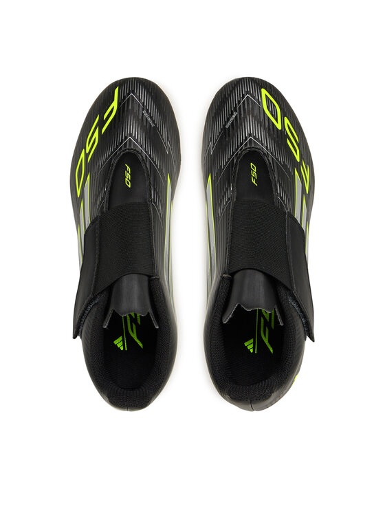 adidas Scarpe da calcio adidas F50 Club Hook-and-Loop Firm/Multi-Ground Boots Kids JI0037 Nero
