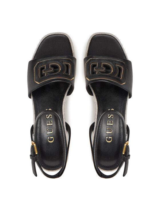 Guess Еспадрильї Guess FLJTAN LEA04 Чорний