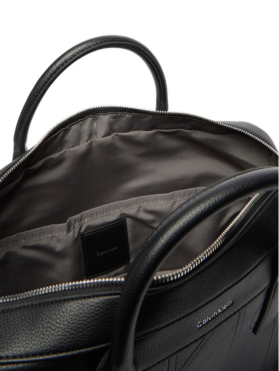 Calvin Klein Porta PC Calvin Klein Emblem Aop Emboss Commuter LV04D3329G Nero
