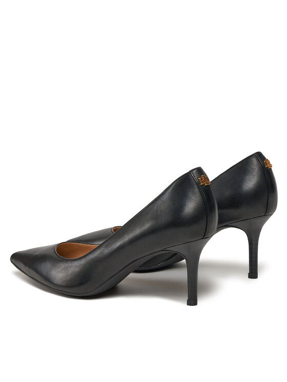 LAUREN RALPH LAUREN Pantofi cu toc subțire LAUREN RALPH LAUREN 802940602001 Negru