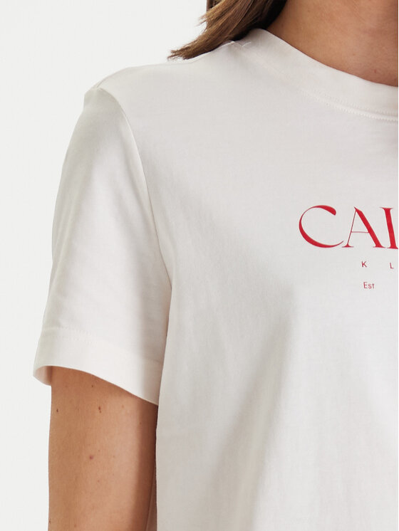 Calvin Klein Jeans Calvin Klein Jeans Camiseta Cktail Concept LV047E813G Blanco Regular Fit