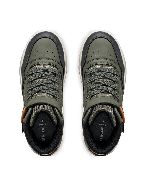Geox Sneakersy Geox J Perth Boy J367RF 0MEMS C3009 M Tmavě zelená
