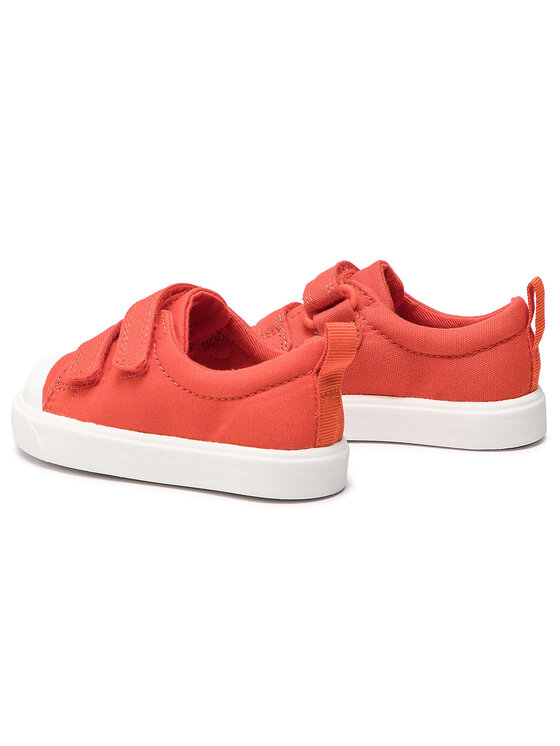 Clarks Кеди Clarks City FlareLo T 261410956 Оранжевий
