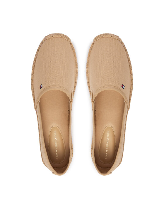 Tommy Hilfiger Alpargatas Tommy Hilfiger Flag Canvas Espadrille FW0FW08541 Beis