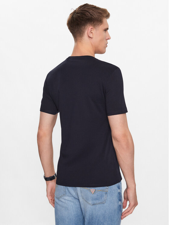Guess Guess Футболка M2YI36 I3Z14 Cиній Slim Fit