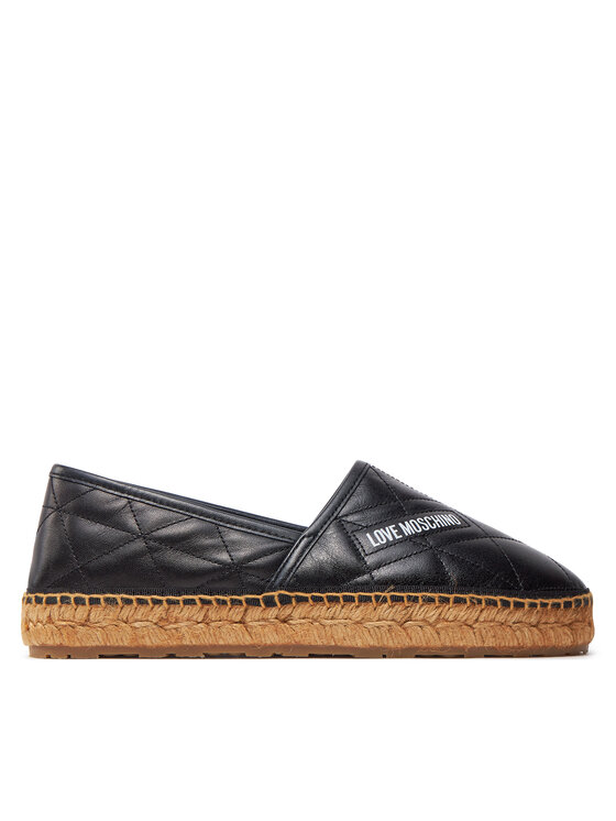 LOVE MOSCHINO Espadrilky LOVE MOSCHINO JA10582G0IIE0000 Čierna