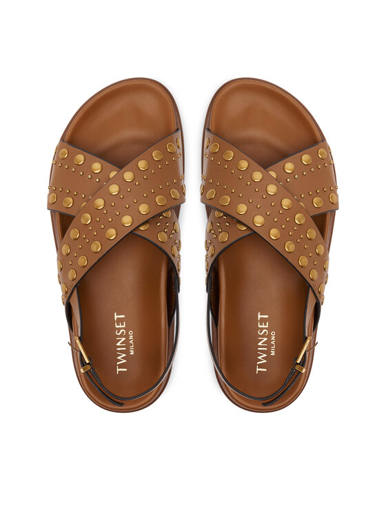 TWINSET Босоніжки TWINSET 251TGT070 Коричневий
