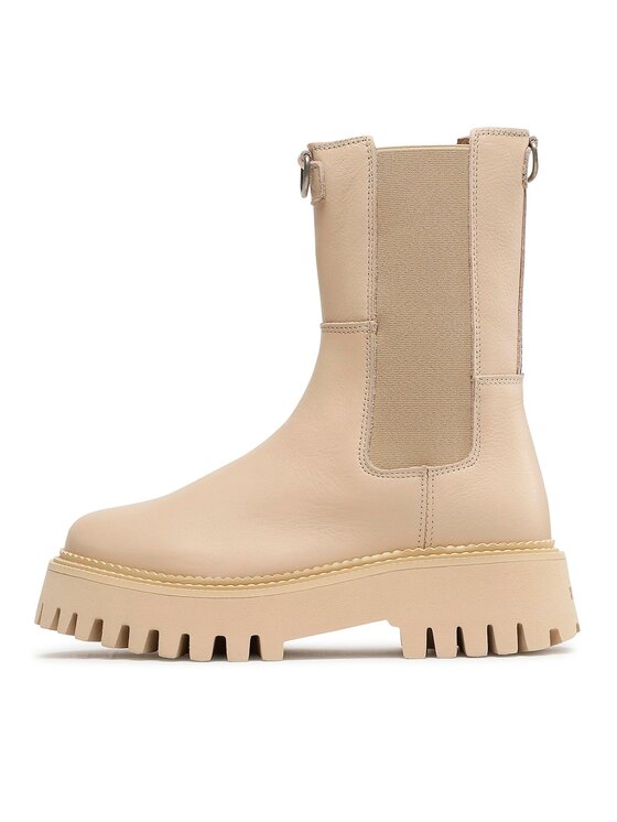 Bronx Členková obuv s elastickým prvkom Bronx 47268-AA Béžová