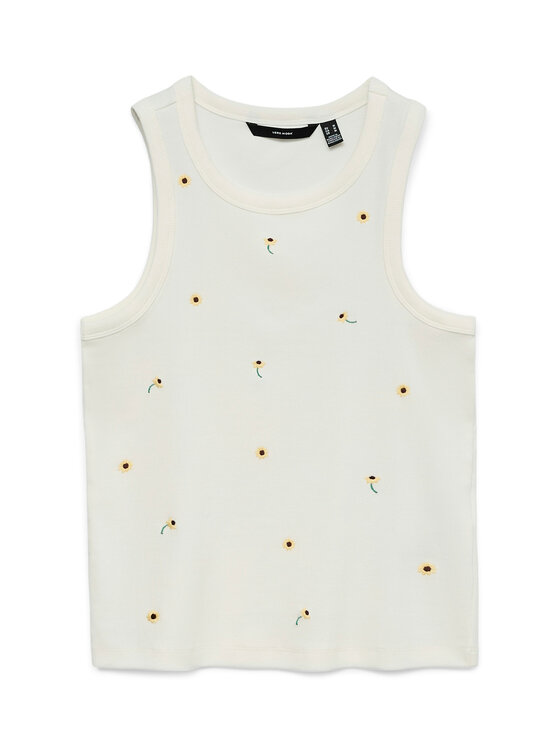 Vero Moda Vero Moda Top Naja 10341964 Blanco Slim Fit