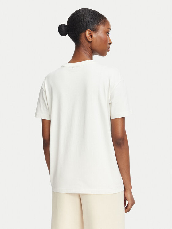 Napapijri Napapijri Camiseta Bliss NP0A8AVF Crema Regular Fit