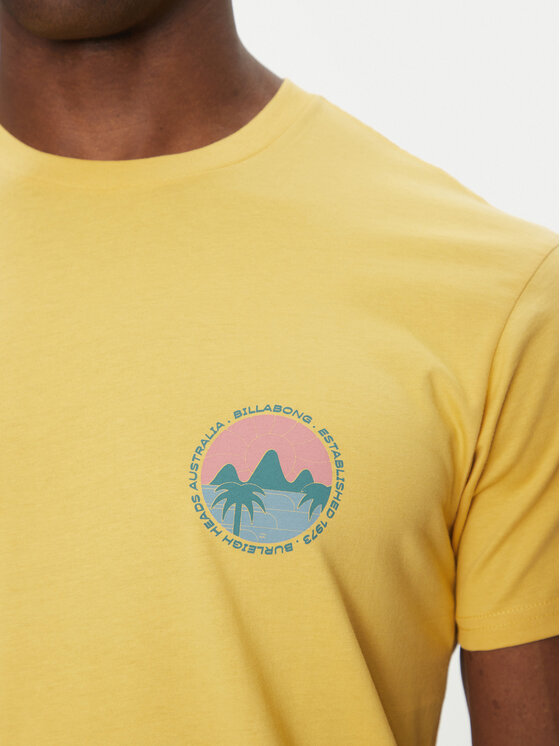 Billabong Billabong Majica Brightness Ss EBYZT00306 Rumena Regular Fit