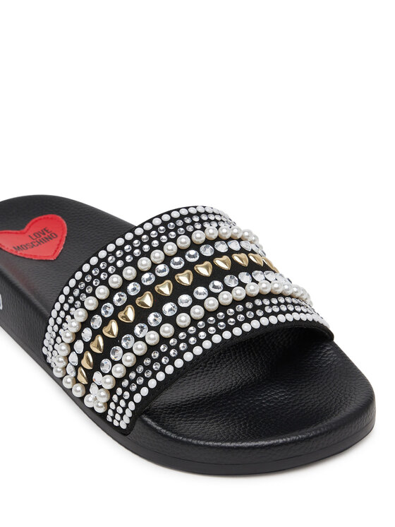 LOVE MOSCHINO Шльопанці LOVE MOSCHINO JA28352G0MJAA000 Чорний