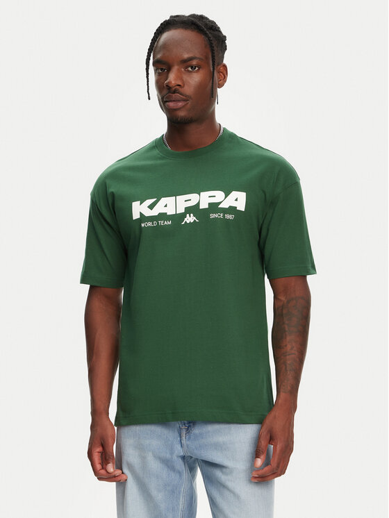 Kappa Kappa Футболка Nhisso 351S5MW Зелений Regular Fit