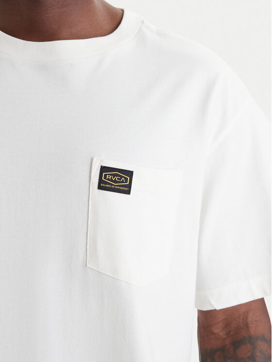 RVCA RVCA Camiseta Americana Pocket EVYZT00127 Blanco Relaxed Fit