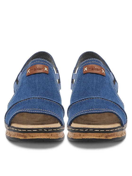 Rieker Sandali Rieker 62982-12 Blu scuro