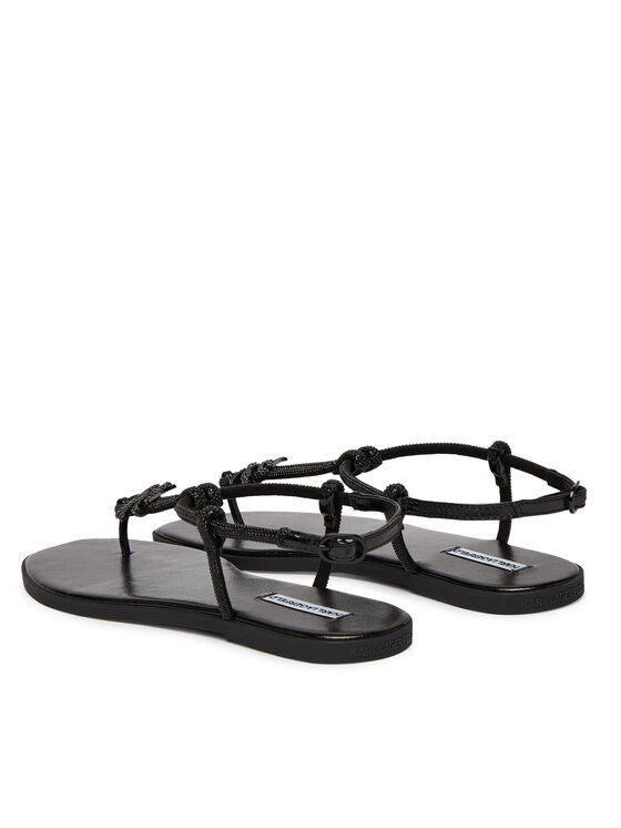 KARL LAGERFELD Босоніжки KARL LAGERFELD Olympia II KL87416 Чорний
