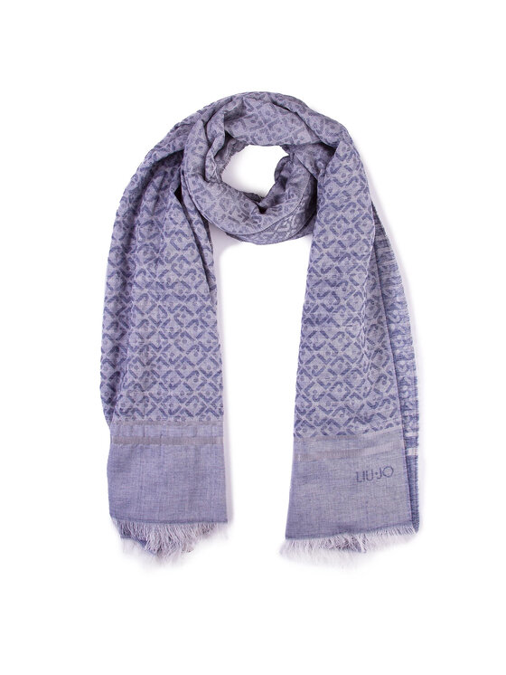 Liu Jo Šalle Liu Jo Stola Logo Jacquard N19302 T0300 Violets