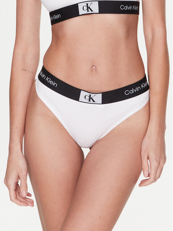 Calvin Klein Underwear Calvin Klein Underwear Στρίνγκ 000QF7221E Λευκό