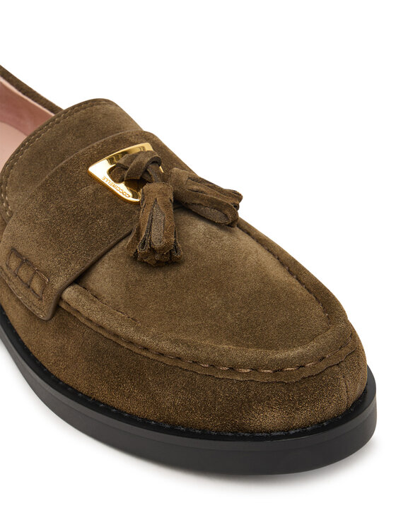 Coccinelle Loafersy Coccinelle Beat Vintag.Su E4 VF6 16 04 01 Khaki