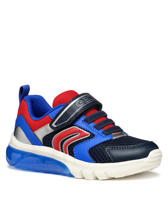 Geox Sneakersy Geox J Ciberdron J45LBC 1454 C4244 D Tmavomodrá