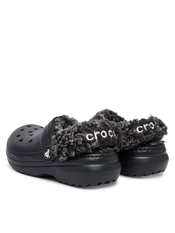 Crocs Шльопанці Crocs Classic Fleece Lined Clog K 212856 Чорний
