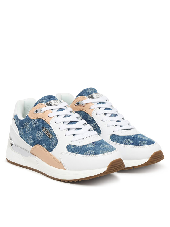Guess Sneakersy Guess FLJM20 DEN12WH Niebieski