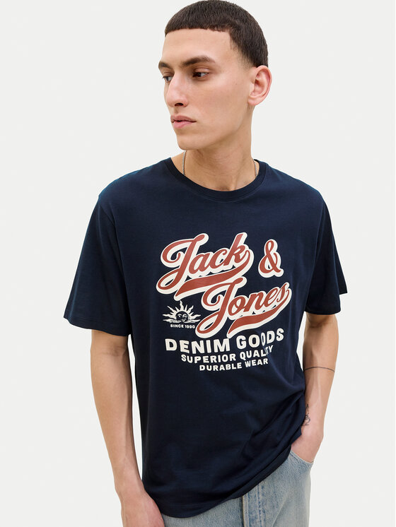 Jack & Jones Jack & Jones Camiseta Logo 12279535 Azul marino Standard Fit