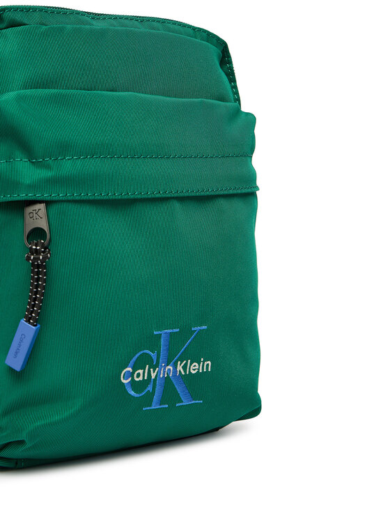 Calvin Klein Taška cez rameno Calvin Klein Bold Reporter LV04D3421G Zelená