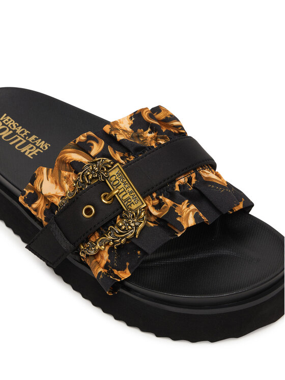 Versace Jeans Couture Шльопанці Versace Jeans Couture 80VA3SM5 ZS175 G89 Чорний