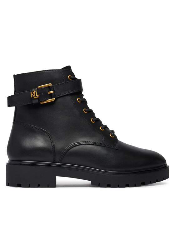 LAUREN RALPH LAUREN Ghete LAUREN RALPH LAUREN Allyson Logo Bo Bte 802P12046001 Negru
