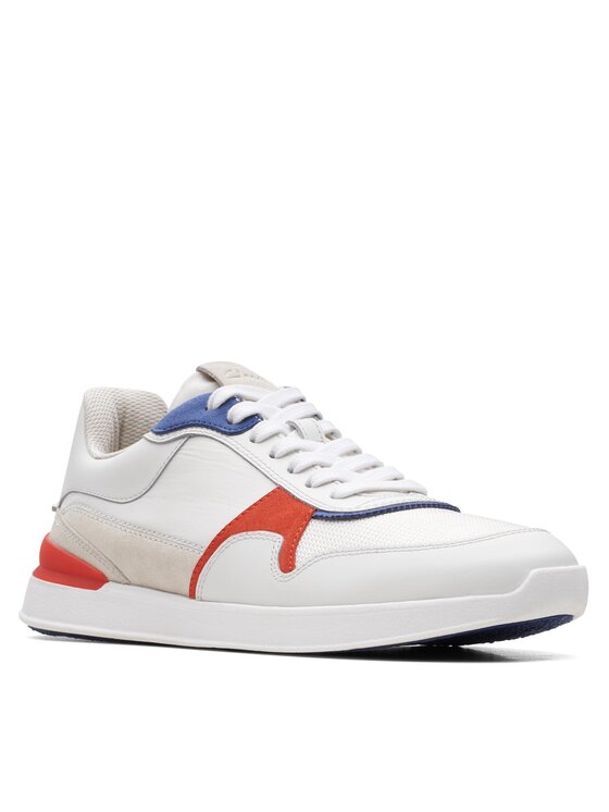 Półbuty Clarks RaceLite Tor 26169811 Biały | Eobuwie.com.pl