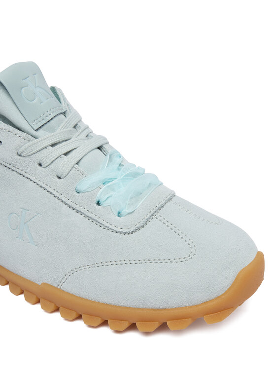 Calvin Klein Sneakers Calvin Klein Low Profile Run Mg Sue Db Laces HW0HW03150 Azzurro chiaro