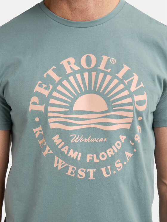Petrol Industries Petrol Industries Camiseta M-1050-TSR127 Azul Regular Fit