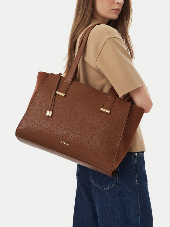 MEXX Handtasche MEXX C-MEXX-L-019-08 Braun
