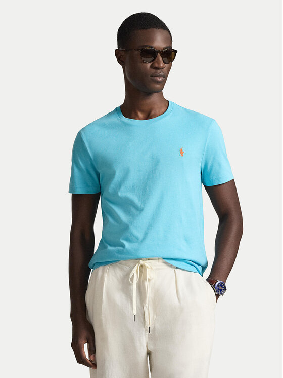 Polo Ralph Lauren Polo Ralph Lauren Camiseta 710671438510 Azul Custom Slim Fit