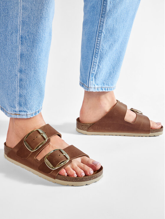Birkenstock Klapki Birkenstock Arizona Big Buckle 1011073 Brązowy