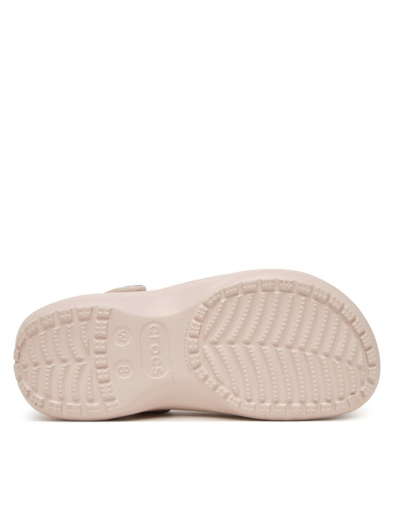 Crocs Pantoletten Crocs Classic Platform Clog 206750 Beige