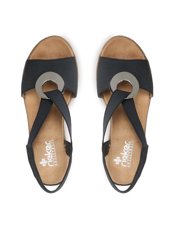 Rieker Sandali Rieker 624H6-14 Blu scuro