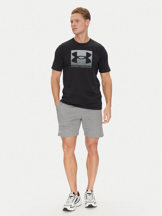 Under Armour Under Armour Футболка Boxed Sports 1386793 Чорний Loose Fit