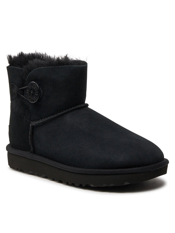 Ugg Снігоходи Ugg W Mini Bailey Button II 1016422 Чорний