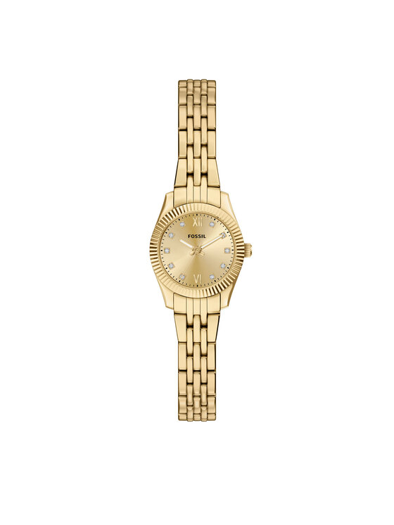 Fossil Годинник Fossil Scarlette ES5474 Золотий